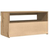 TV ormarić s LED svjetlima Artisan hrast 75x35x40 cm | shoptok.hr