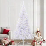 Umjetno božićno drvce s stalakom Bijelo 240 cm PVC i čelik