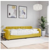 vidaXL Dnevni krevet s madracem žuti 80 x 200 cm baršunasti Cijene