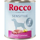 Rocco 20 + 4 gratis! Sensitive 24 x 800 g - Puretina i krumpir