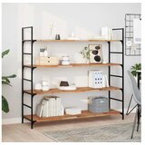 vidaXL Plutajuća polica s uljnim premazom 160x40x2 cm od drva bagrema | shoptok.hr