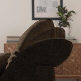 CARRYHOME KOTNA SEDEŽNA GARNITURA, mikrovlakna temno rjava | Shoptok.si