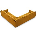 Mazzini Sofas Gorčično rumena žametna kotna sedežna garnitura Vanda – | Shoptok.si