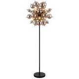 Globo 15633SS - Podna lampa UDO 6xE14/25W/230V crna/dimna | Eponuda.com