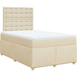  Krevet box spring s madracem krem 120 x 190 cm od tkanine | shoptok.hr