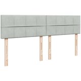 vidaXL Okvir kreveta s madracima svijetlosivi 180x200cm baršunasti | shoptok.hr