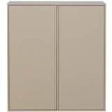 Krem modularni garderobni ormar od masivnog bora 100x110 cm Daily –