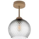 Brilagi LED plafonski luster R GLASS 1xE27/60W/230V Ø 18 cm bež/zadimljeno siva Cene