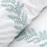 Bianca Bela bombažna posteljnina za zakonsko posteljo/podaljšana 260x220 cm Embroidery Leaf – | Shoptok.si