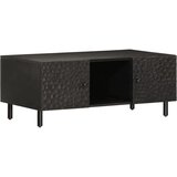 Maison Chic Klubska mizica - kavna mizica - Nizka mizica črna 100x54x40 cm trden mangov les, (21755489) Cene