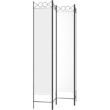 Sobna pregrada s 4 panela bijela 160x220 cm od tkanine | Eponuda.com