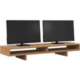 vidaXL Stalak za monitor boja hrasta 100x27x15 cm konstruirano drvo | shoptok.hr