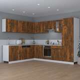 Viseći Viseča omarica dimljeni hrast 80x31x60 cm konstruiran les, (20716153) | Shoptok.si