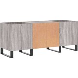 vidaXL Omarica za gramofonske plošče siva sonoma 121x38x48 cm inž. les | Shoptok.si