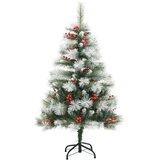  Umjetno božićno drvce S LED lampica Zelena i bijela 120 cm | shoptok.hr