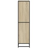 vidaXL Knjižna omara sonoma hrast 80,5x35x139 cm inženirski les | Shoptok.si