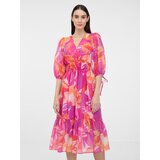 Orsay Dark Pink Women's Midi Dress - Women's | shoptok.hr