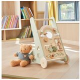 Viga polarb drvena guralica, zelena edukativna hodalica | shoptok.hr