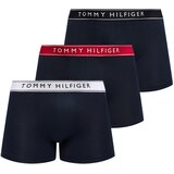 Tommy Hilfiger Underwear Boksarice 'Essential' rdeča / črna / bela Cene