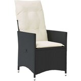  9-dijelni vrtni blagovaonski set s jastucima crni od poliratana | shoptok.hr