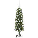 vidaXL Umestno božično drevo Zelena 120 cm PVC in Jeklo in Plastika | Shoptok.si