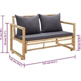  Vrtna klupa s jastucima 115 cm od bambusa | Eponuda.ba