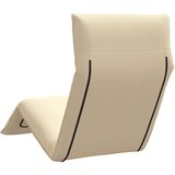  Sklopiva ležaljka za sunčanje bež boje 175x54x8,5 cm Oxford tkanina | Shoptok.si