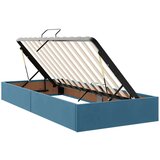  Postelja s shranjevanjem Temno modra 90 x 190 cm Žamet, (5000100026) | Shoptok.si