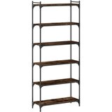  Regal za knjige sa 6 razina boja hrasta 80 x 30 x 188 cm drveni | Eponuda.com