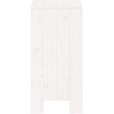  Barski stolci 2 kom bijeli 40 x 36 x 75 cm od masivne borovine | shoptok.hr