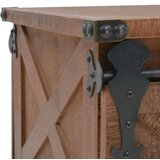  Stolić za kavu od masivne jelovine 91 x 51 x 38 cm smeđi | shoptok.hr