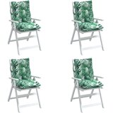  Jastuci za stolicu 4 kom s uzorkom lišća od tkanine Oxford | shoptok.hr