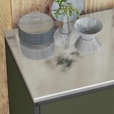  Kuhinjski set za pohranu 2 pcs Maslinasto zelena Čelična vrata | shoptok.hr