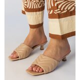 Gemre Light beige low heel mules Launay | Shoptok.si