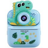 Free 2 Play Otroški digitalni fotoaparat s tiskalnikom in dual kamero, dino Cene