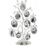 Zilverstad Kovinski stoječ okvir v srebrni barvi 27x18 cm Family Tree –