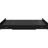  Krevet s ladicama Crni hrast 135 x 190 cm Konstruirano drvo | shoptok.hr