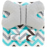 Tutumi Dvostrana prostirka za kolica 4u1 Grey/White Star | shoptok.hr
