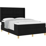 Box spring krevet s madracem Crna 140 x 190 cm tkanina | shoptok.hr