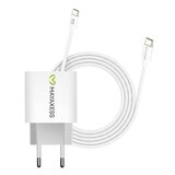 Oem Mayaxess, Omrežni polnilnik za Galaxy S23 Ultra 20W + 1m USB-C kabel, Bela, (5000275827) Cene