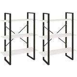  Visoki ormarić bijeli 80 x 30 x 210 cm od masivne borovine | shoptok.hr
