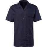 Armani Exchange Srajca mornarska / črna