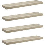  Plutajuće zidne police 4 kom boja hrasta 90 x 23,5 x 3,8 cm MDF | Eponuda.ba