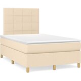  box spring s madracem krem 120 x 190 cm od tkanine | shoptok.hr