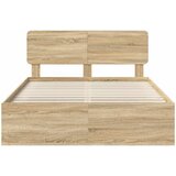  Krevetna konstrukcija Sonoma 140 x 190 cm Čvrsto borovo drvo | shoptok.hr