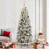  Umjetno božićno drvce Bijela 210 cm PVC, plastika, čelik i PE | shoptok.hr