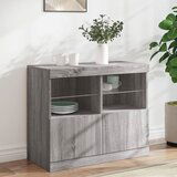  The Living Store Komoda z LED lučkami siva sonoma 81x37x67 cm - Komoda, (21502401) | Shoptok.si