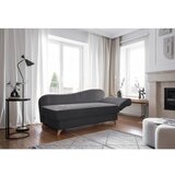 Miuform Siv ležalnik iz rebrastega žameta (desni kot) Chic Charlotte – | Shoptok.si