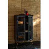 Dutchbone črna kovinska vitrina 60x100x35 cm denza – | Shoptok.si