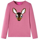  Dječja majica dugih rukava boja maline 92 | shoptok.hr